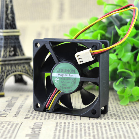 Sunon KDE1206PKV2 fan 60*60*20mm 12V 1.1W 3pin