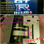 R34 GTR MFD screen LCD Genuine For Nissan Skyline S1 99-20 car Display parts