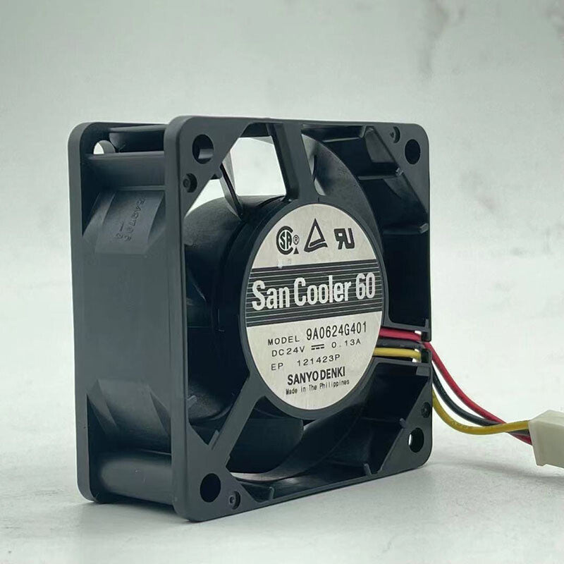 1PC Sanyo 9A0624G401 24V 0.13A 6CM 6025 6 cm inverter cooling fan