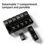 7 days weekly pill box 14 grids medicine tablte dispenser torage container