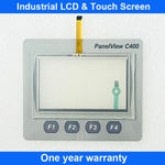 Touch Screen Panel Glass Digitizer PanelView C400 2711C-T4T + Keypad Keyboard