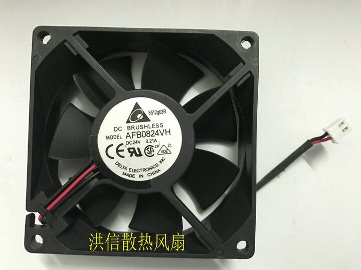 DELTA AFB0824VH 24V 0.21A 8025 8CM inverter cooling fan 2pin
