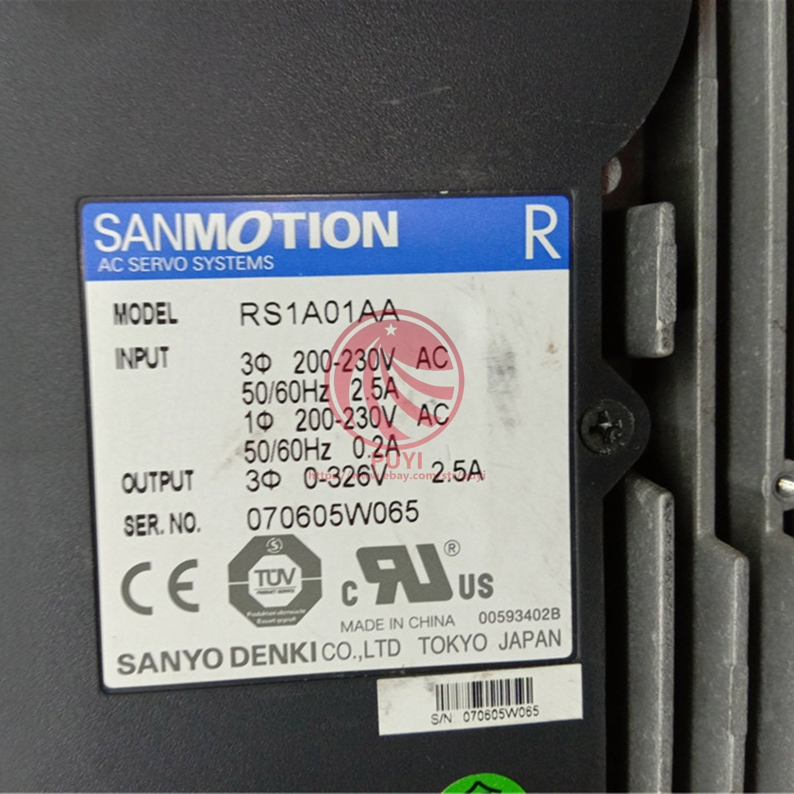 1pcs RS1A01AA For SANYO DENKI Used servo drive Free Shipping#