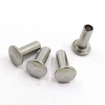 30pcs M5 SUS304 rivets flat round head semi-hollow rivet hollow nail 5-20 GB873