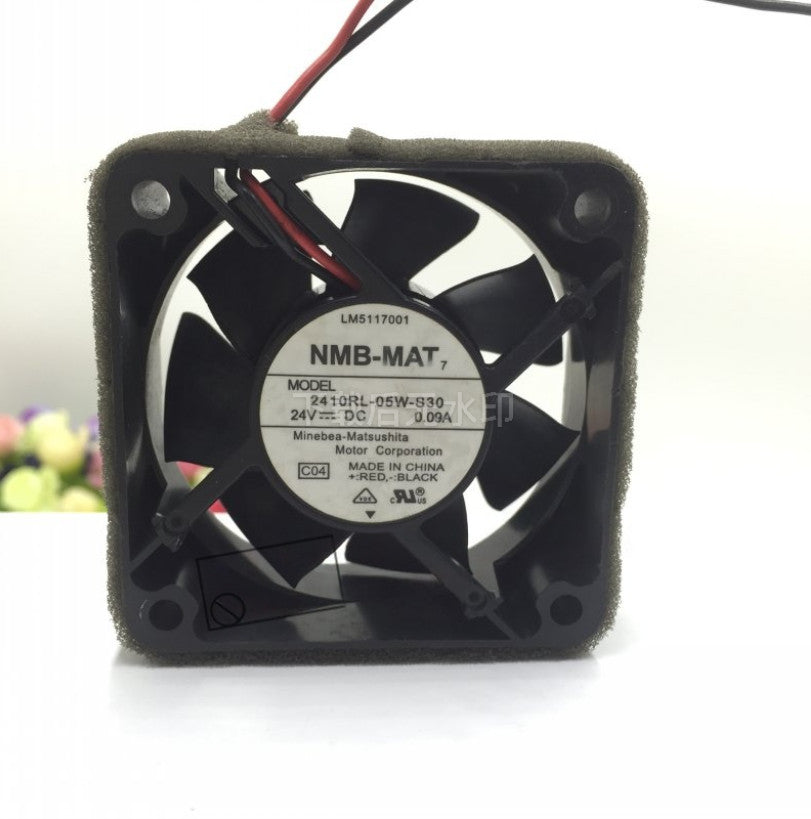 NMB 2410RL-05W-S30 DC24V 0.09A 6025 6CM 2-wire inverter cooling fan