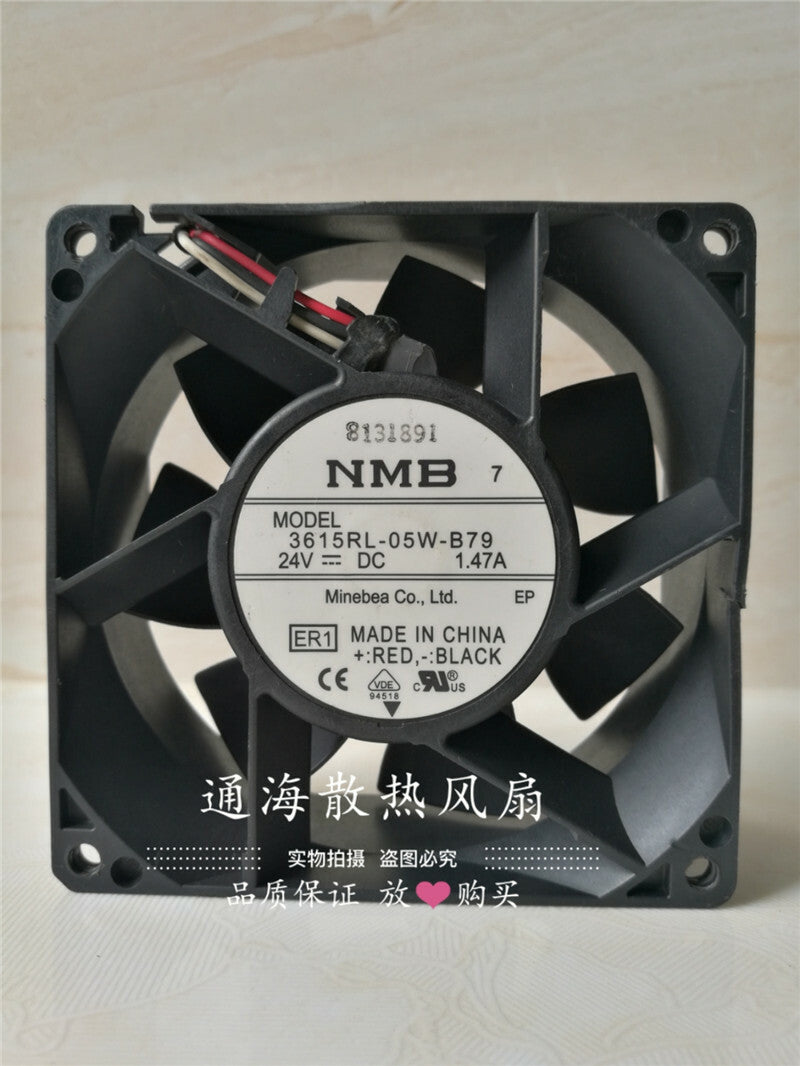 1pc NMB 3615RL-05W-B79 90MM 9238 24V 1.47A high air volume cooling fan