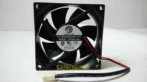Power 8025 PL80S12H DC12V 0.17A 8CM 2-wire cooling fan 80*80*25MM