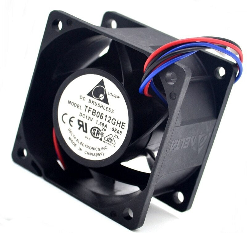 DELTA TFB0612GHE 6038 6CM 1.68A DC 12V servidor ventilador de refrigeración