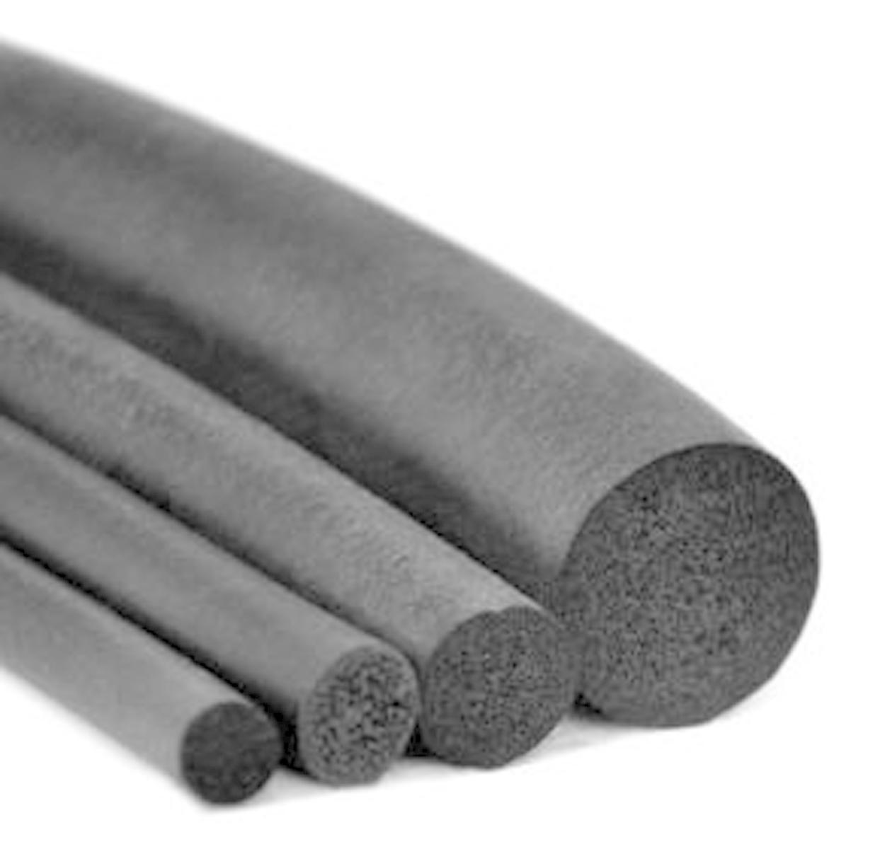 8mm/0.31" Diameter 10 meters/33 Feet Long EPDM Sponge Rubber Round Seal Strip