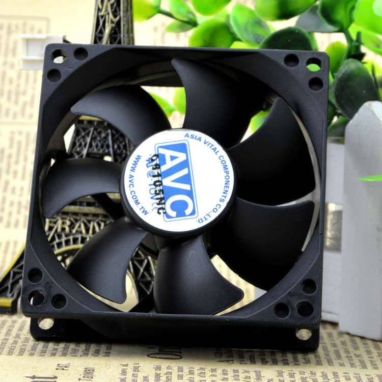 Genuine Original Evercool Jet Cold Efs-08e12h-p2 8025 4-wire Pwm Fan 12v 0.35a