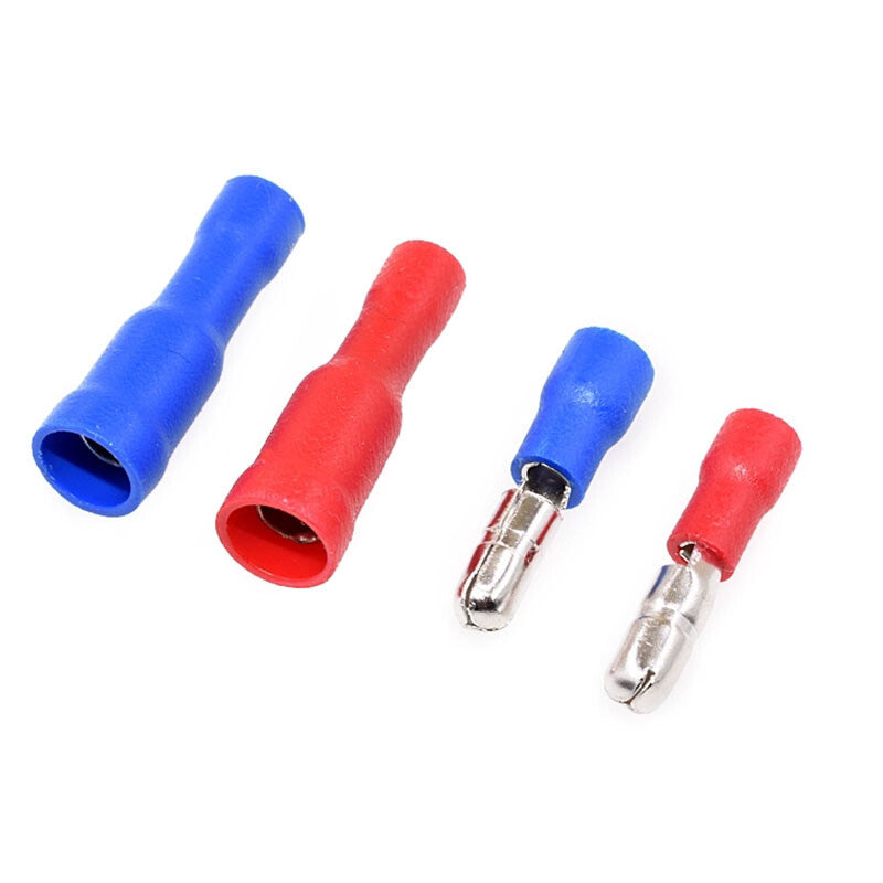 20Pcs Male Female Bullet Connector Insulated Terminals Crimp Electrical Terminal
