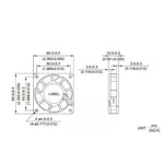6015-12MS 6029420PW-4 6cm 60mm DC12V 0.10A 6500rpm Axial fan cooling fan