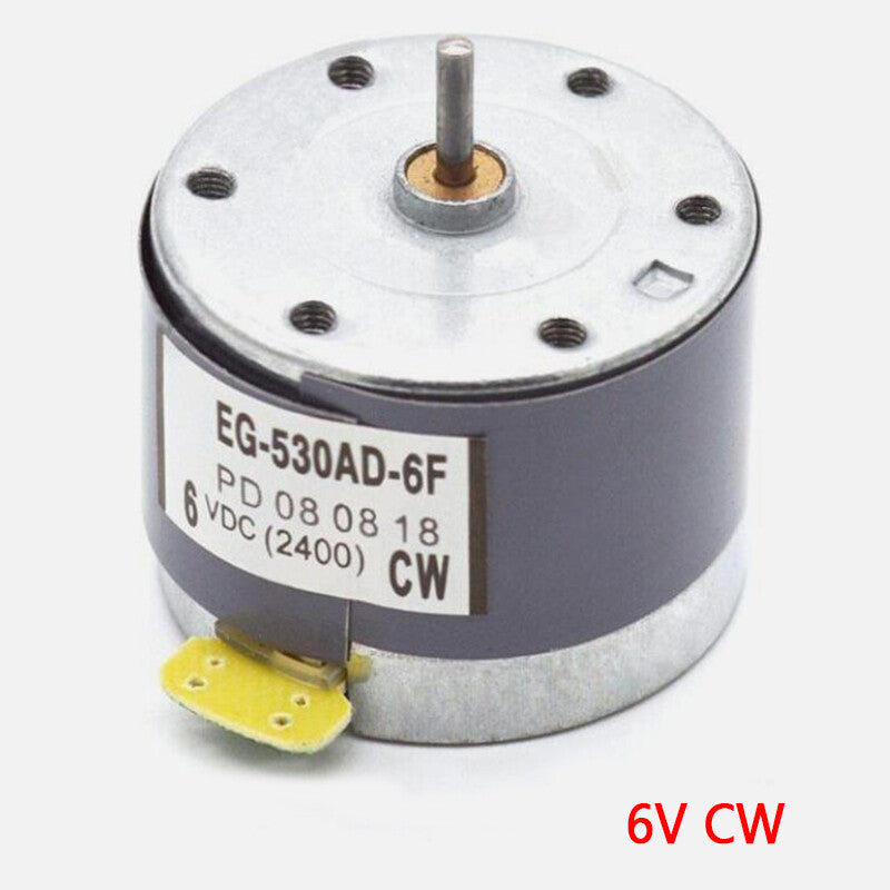 530 Motor DC 6V 9V 12V 2400RPM - EG-530AD-2B/2F Micro-motor CW/CCW For DIY Parts