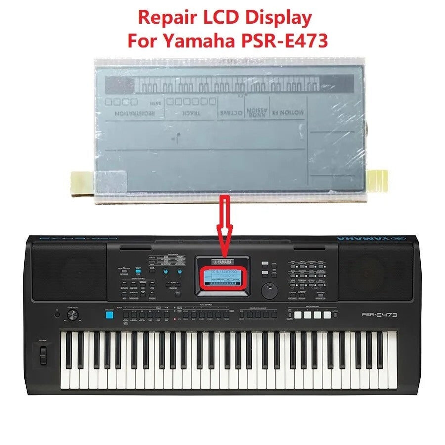 1 pcs LCD For yamaha PSR-E473 LCD screen display panel repair replacement