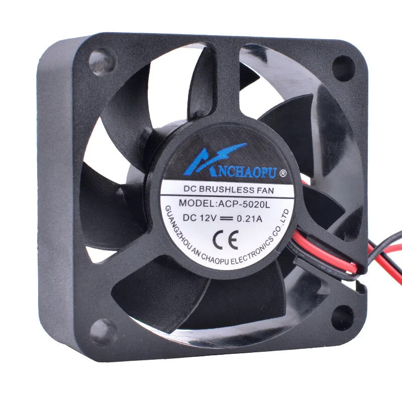 ACP-5020L 5cm 5020 12V 0.21A Hydraulic bearing large air volume 2pin cooling fan
