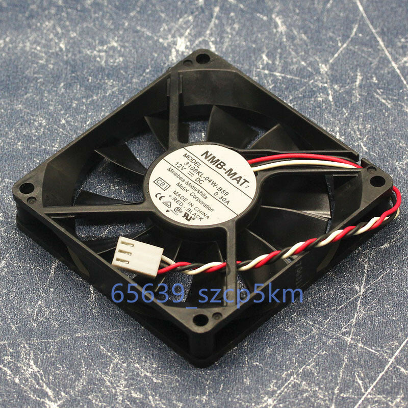 NMB 3106KL-04W-B59 Cooling Fan DC12V 0.3A 80x80x15mm 3Pin Case Cooling Fan
