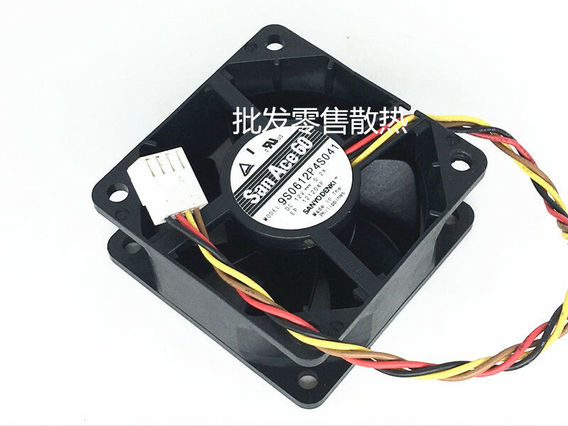 1PC Sanyo 9S0612P4S041 6CM 6025 12V 0.2A PWM Dual Ball Mute Cooling Fan