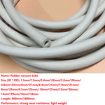 Dia 2mm~19mm White Rubber Vacuum Tube Laboratory Hose Pipe High Quality Inner