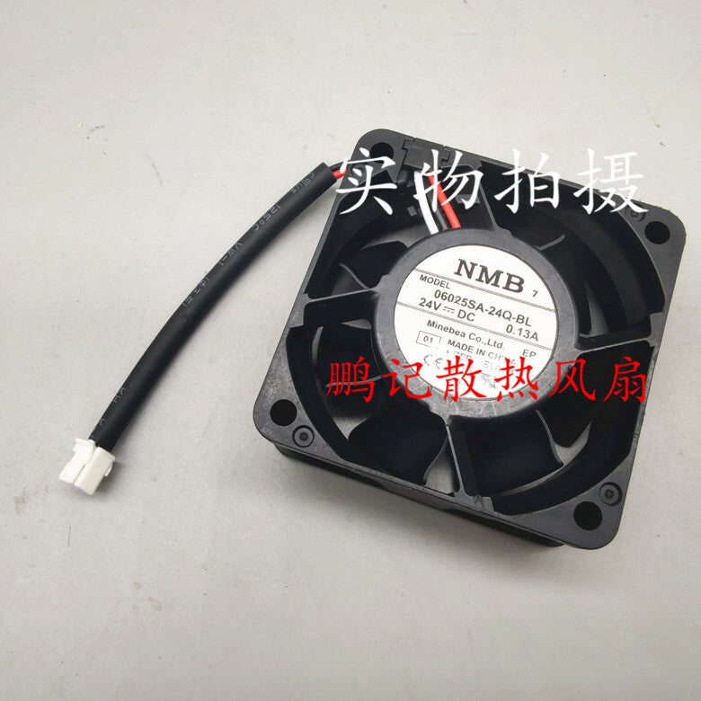NMB 06025SA-24Q-BL 6025 6cm 24V 0.13A for Yaskawa bus drive cooling fan