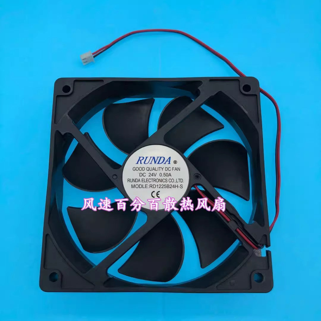 RUNDA RD1225B24H-S DC24V 0.50A 12CM 12025 Cooling Fan