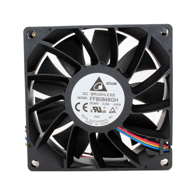 Delta FFB0848GH 8025 48V 0.23A 8CM 4-wire PMW double ball bearing fan