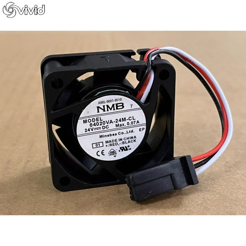 NMB 04020VA-24M-CL 24V 0.07A 4cm Industrial Control Machine Cooling Fan