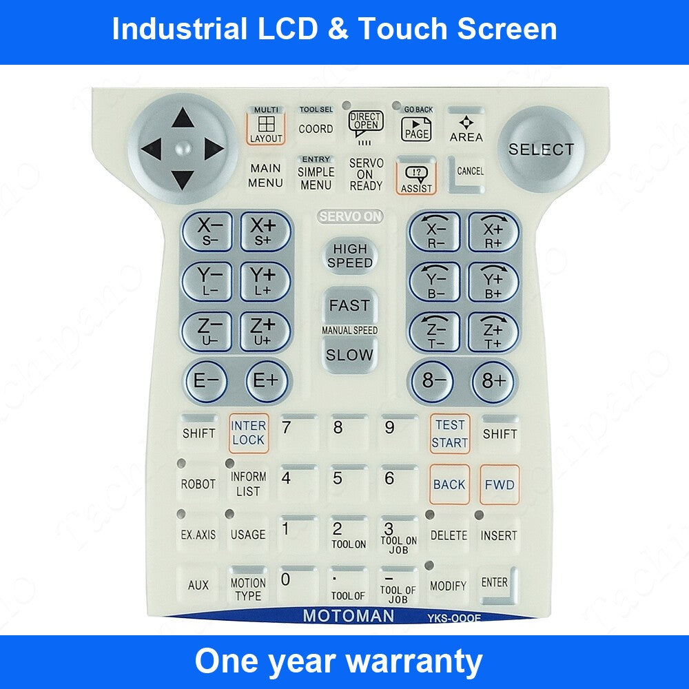 Protective Film for Yaskawa DX100 JZRCR-YPP11-1 Robot Teach Pendant Membrane