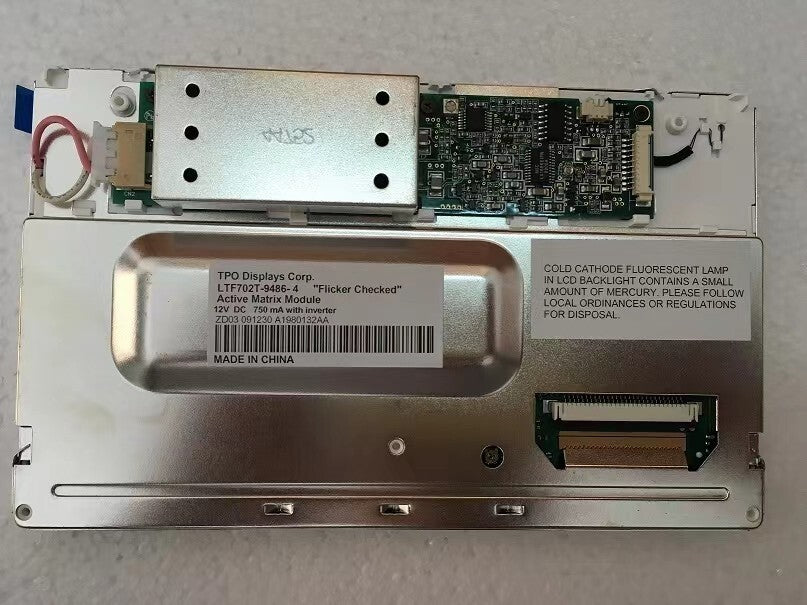 7.2 inch TPO LTE072T-9486-4 TFT LCD Screen Display Panel Replacement