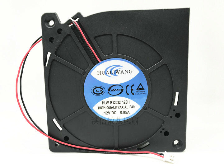 1PC HUALIWANG HLWB1203212SH DC12V 0.95A turbo blast cooling fan