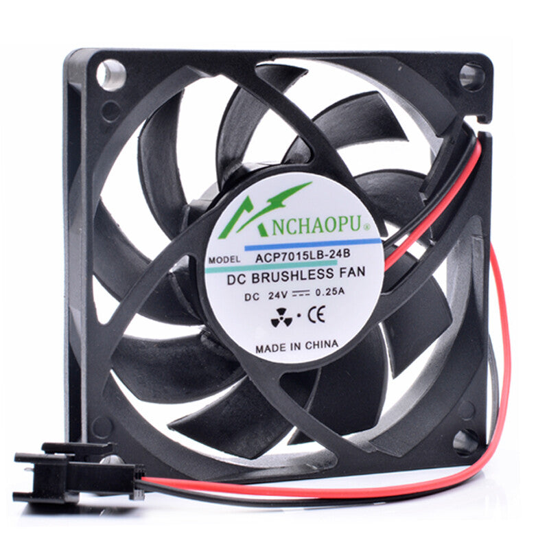 ACP7015LB-24B 70mm 7015 70x70x15mm DC24V 0.25A double ball inverter cooling fan