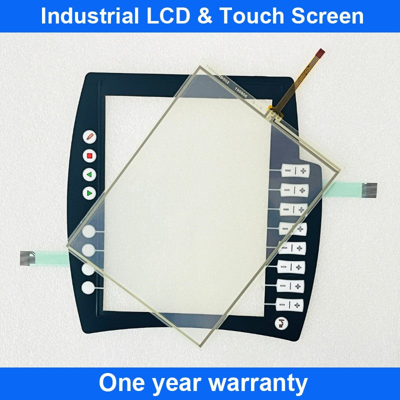 Touch Screen Panel Glass For KUKA smartPAD KRC4 00-216-801 +Membrane Keypad Film