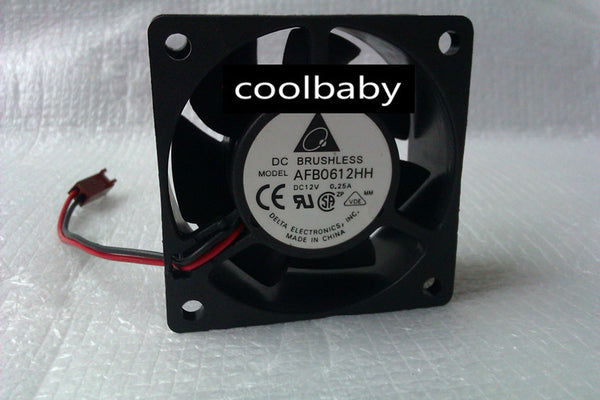 Delta AFB0612HH Fan 60*60*25mm DC12V 0.25A 2Pin