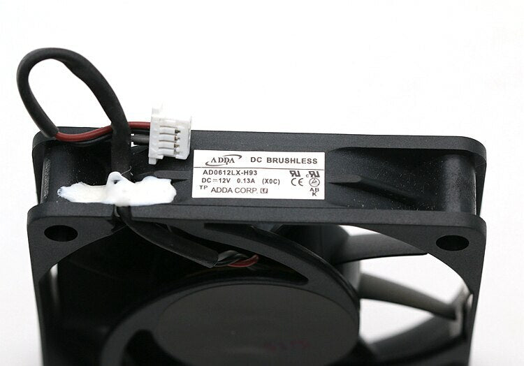 ADDA AD0612LX-H93 6015 6cm DC 12V 0.13A 6CM For MS614 projector cooling fan