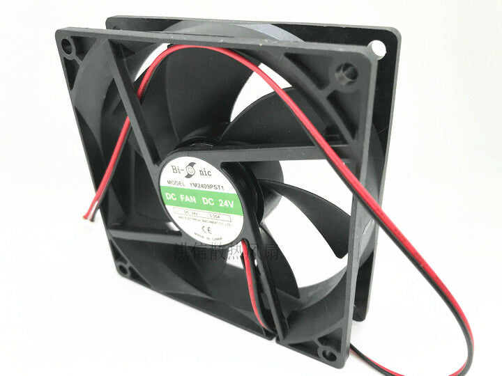 1PC Bi-onic YM2409PST1 24V 0.35A 9CM 9025 welding machine cooling fan