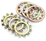 M3 M4-M12 Zinc Lock Washers External & Internal Toothed Serrated Shakeproof