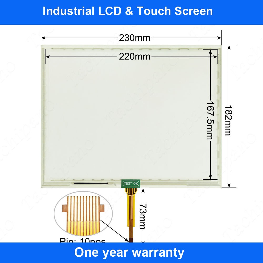 Touch Screen for PH41231525 Rev.B P7459-0407-0672 Panel Glass Replacement