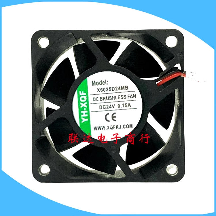 YH-XQF X6025D24MB 6025 DC24V 0.15A 6CM 2-wire Inverter Cooling Fan