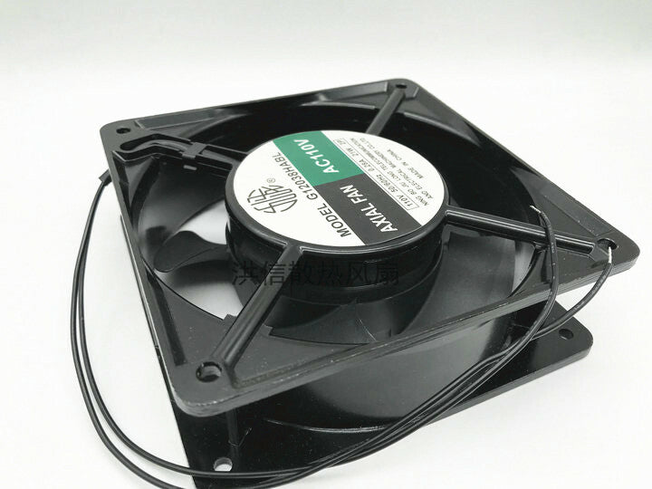 FOR Kowloon G12038HABL 110V 0.28A 21W 12CM aluminum frame cabinet chassis fan