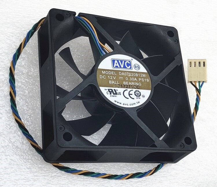NEW AVC DA07020B12M DC 12V 0.30A 7020 70*70*20MM 7cm 4-PIN CPU cooling fan