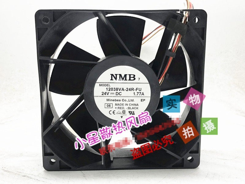 NMB 12CM 12038VA-24R-FU 24V 1.77A 4-wire inverter cooling fan