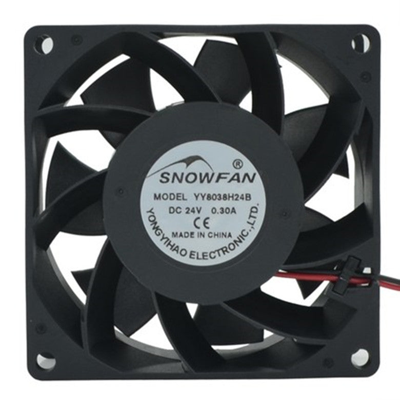 8CM double ball bearing 8038 industrial cooling fan YY8038H24B 24V 0.30A