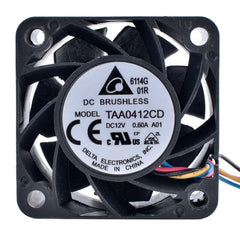 1pcs DELTA TAA0412CD 4cm 40mm 4020 DC12V 0.60A 4pin cooling fan