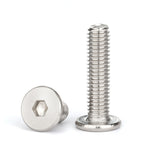M3 M4 M5 M6 M8 SS Allen Hex Socket Ultra Thin Low Flat Wafer Cap Head Screw Bolt