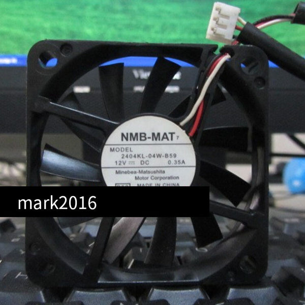 Original NMB 6010 2404KL-04W-B59 DC 12V 0.35A 3-wire interface Cooling fan
