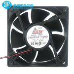 1PC ETRI 12038 12CM 235DZ2LP 11200 24V 12.0W 2-wire inverter cooling fan