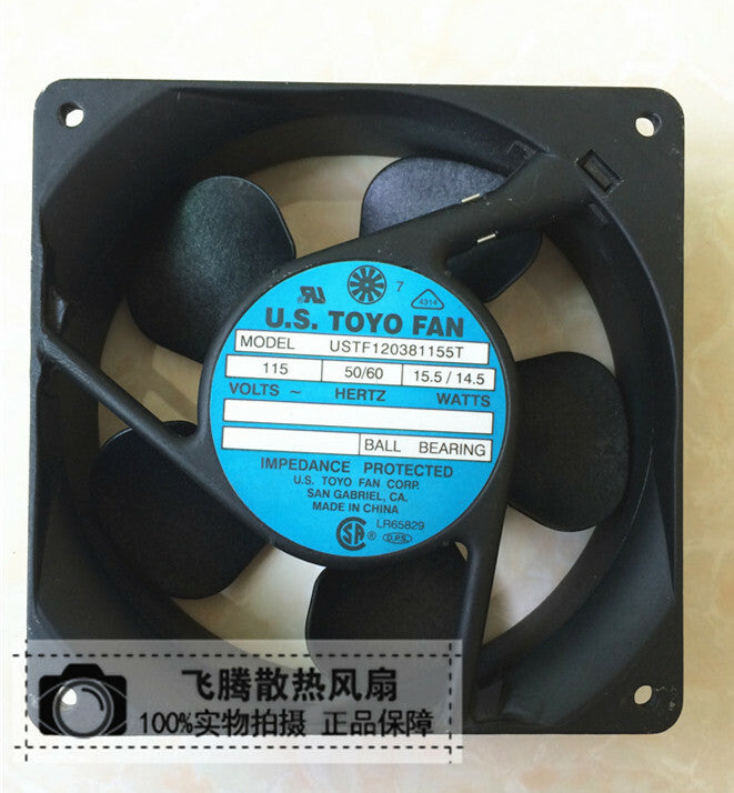 1PC U.S.TOYO FAN USTF120381155T 12038 115V 15.5/14.5W cooling fan