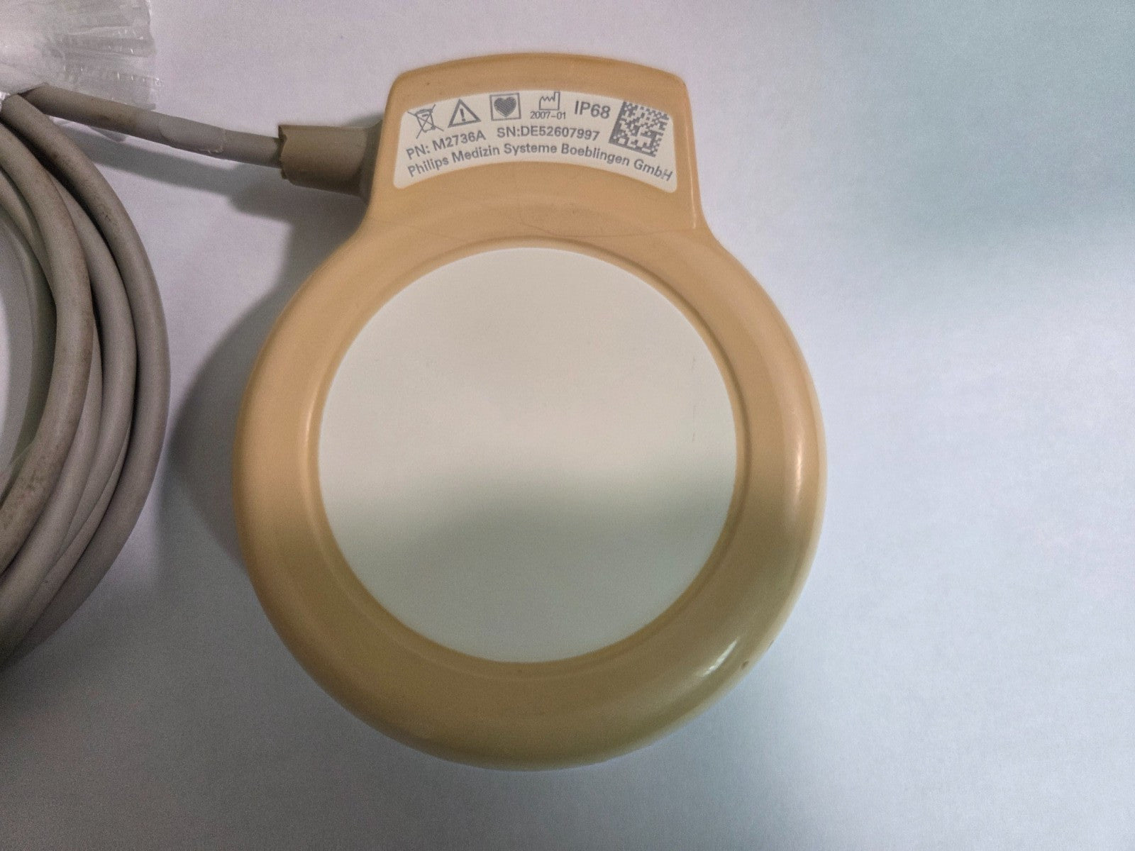 1pc PHILIPS REF M2736A Ultrasound Fetal Transducer