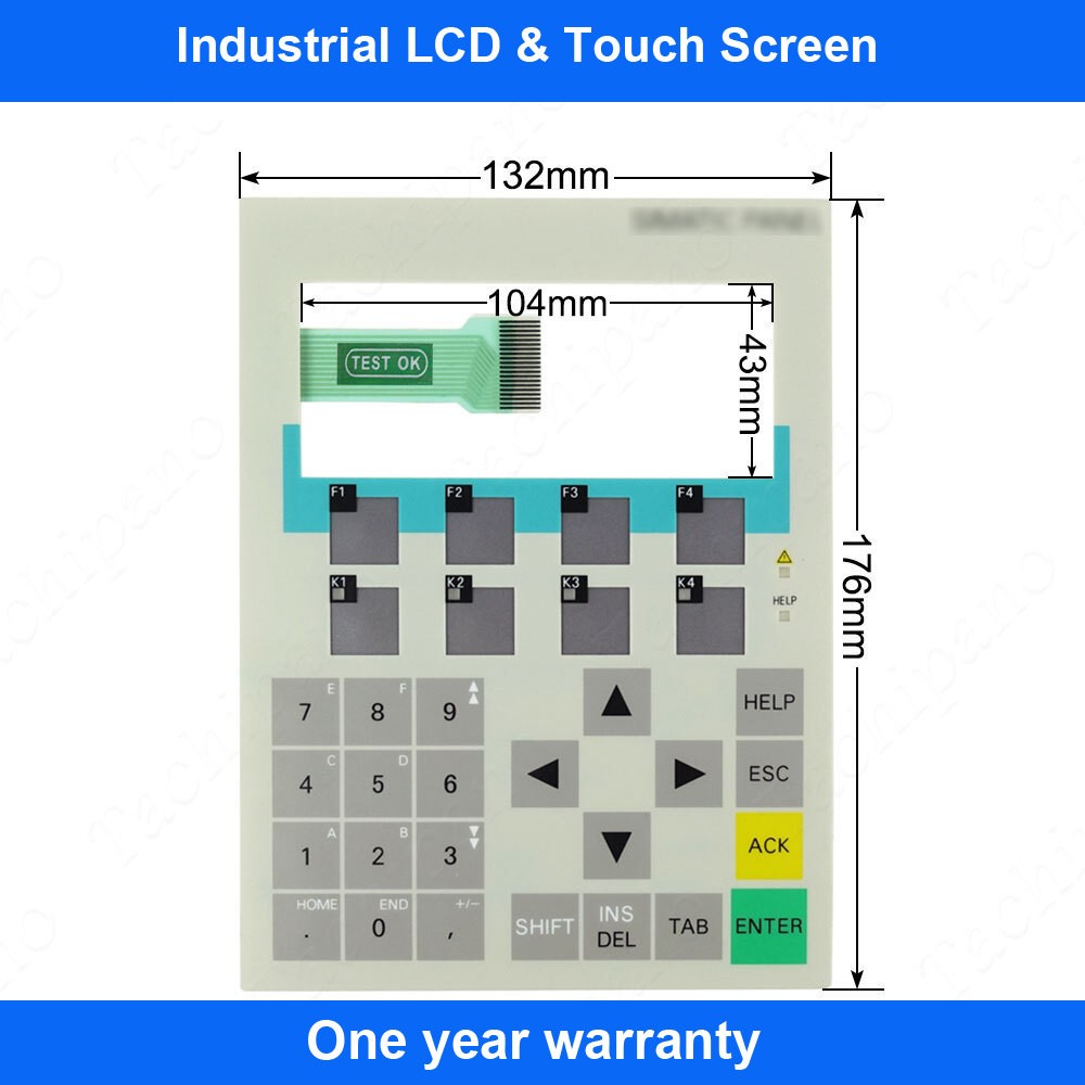 6AV6651-1BA01-0AA0 Front Housing for 6AV6 651-1BA01-0AA0 OP77 Case Cover+ Keypad