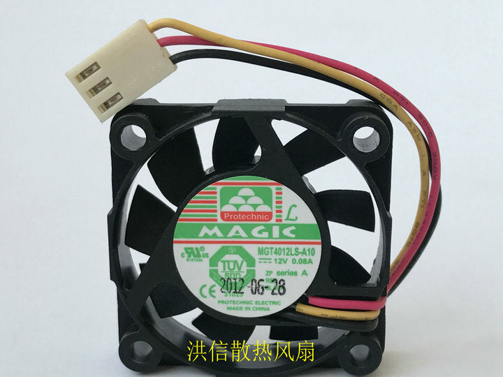 MAGIC 40*40*10MM MGT4012LS-A10 DC 12V 0.08A 3Pin Cooling Fan