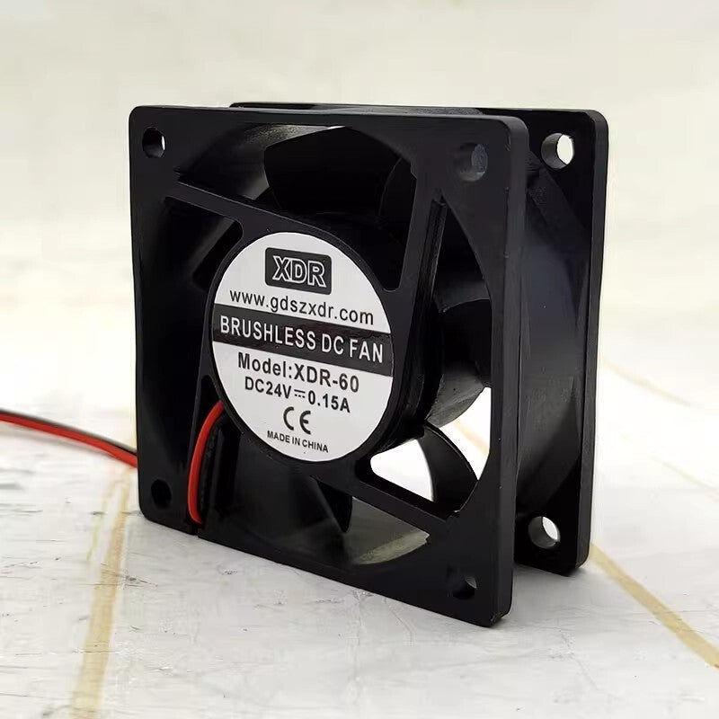XDR XDR-60 DC24V 0.15A 6cm 6025 Inverter Cooling Fan